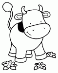 coloriages de vaches