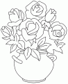 coloriage rose 23