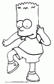 coloriage Bart Simpson 16