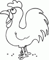 coloriage poule 17