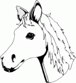 coloriage cheval 66