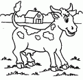 coloriage vache 19