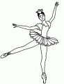 coloriage danseuse ballerine 17