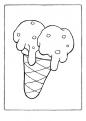 coloriage action cornet-de-glace 023