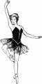 coloriage danseuse ballerine 21