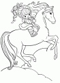 coloriage cheval 72