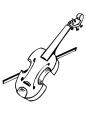 coloriage de musique violon 22