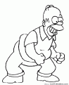 coloriage Homer Simpson 28