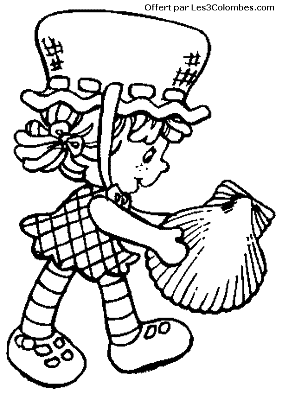 coloriage Charlotte aux fraises 39
