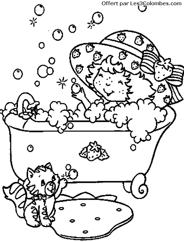 coloriage Charlotte aux fraises 51