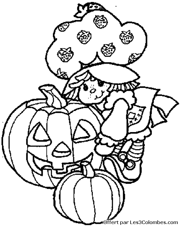 coloriage Charlotte aux fraises 52
