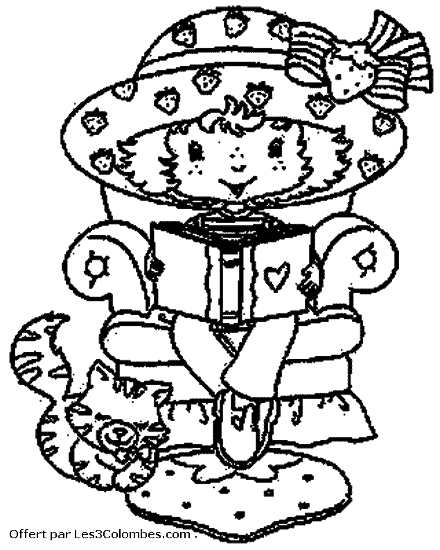 coloriage Charlotte aux fraises 63