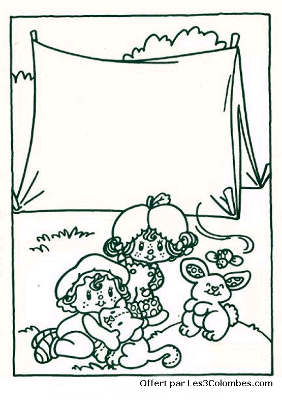 coloriage Charlotte aux fraises 95