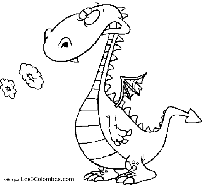 coloriage dragon 24