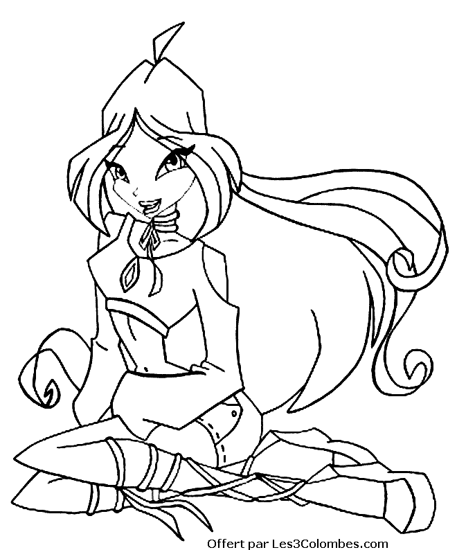 coloriage winx 39