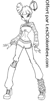 coloriage winx 83