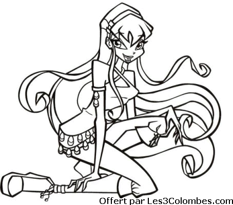 coloriage winx 87