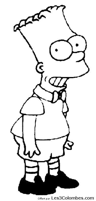 coloriage Simpsons 57