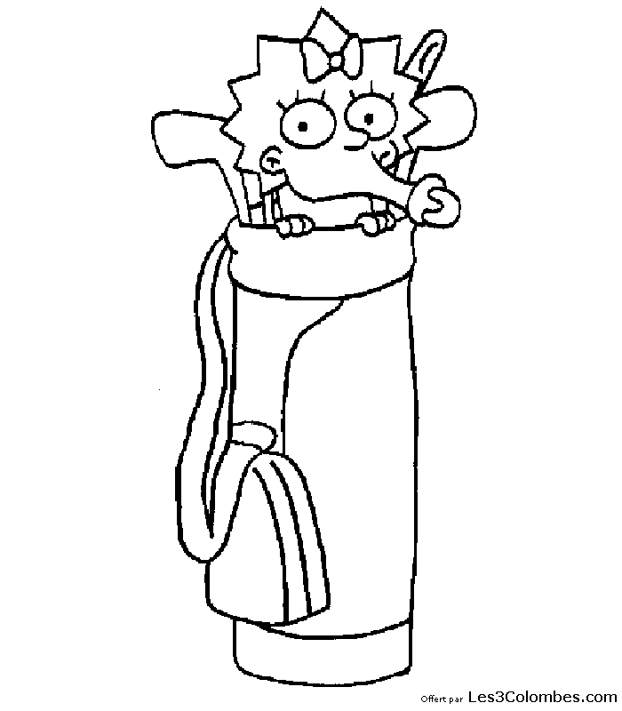 coloriage Simpsons 64