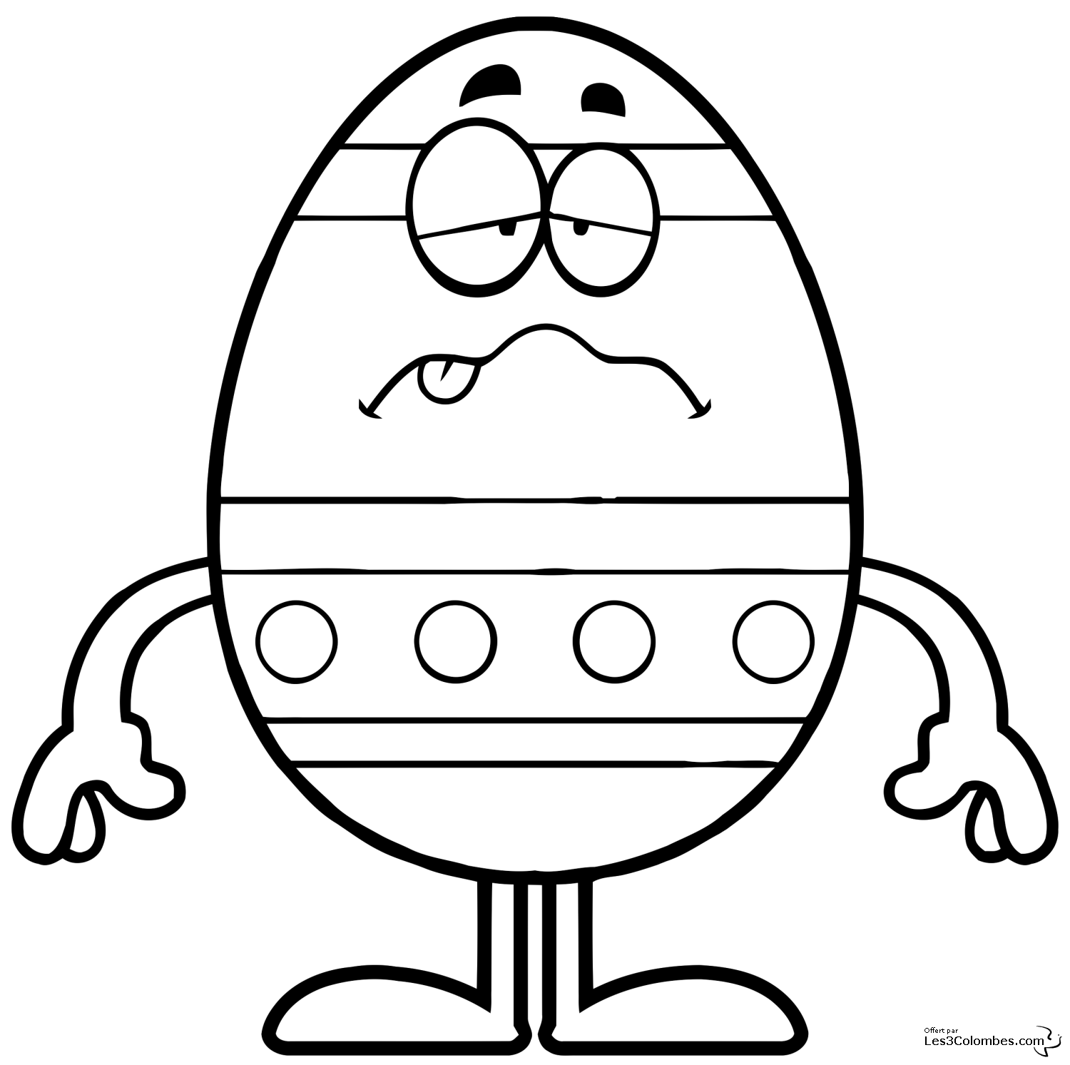 dessin bonhomme Oeuf et cartoon de Paques 6