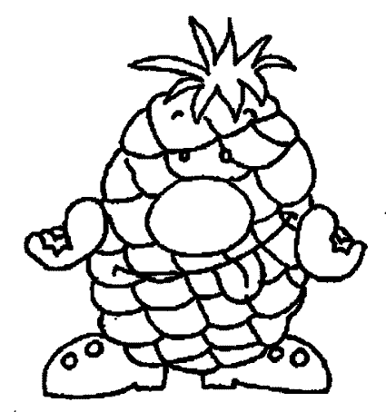 coloriage ananas 06