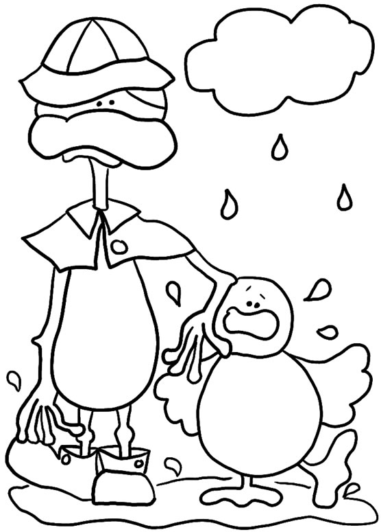 coloriage canard 16