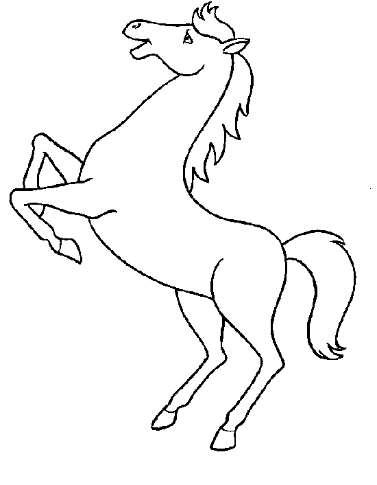 coloriage cheval 41