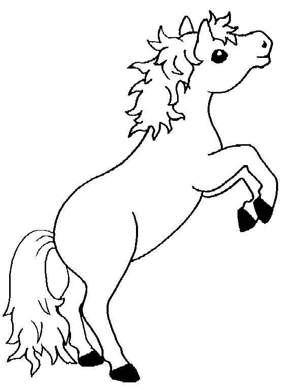 coloriage cheval 46