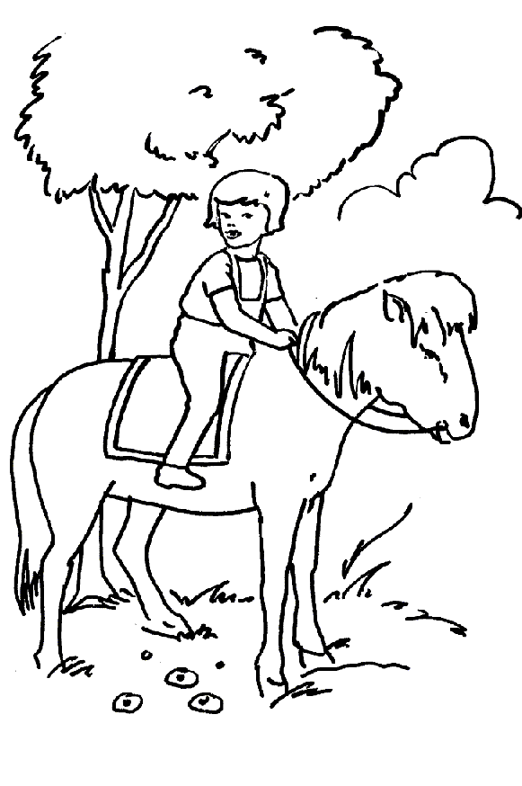 coloriage cheval 55  Coloriage en ligne gratuit pour enfant