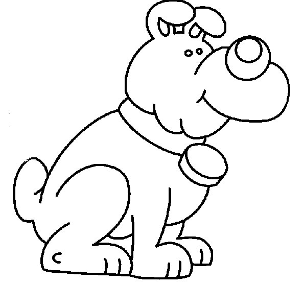 coloriage de chien 12