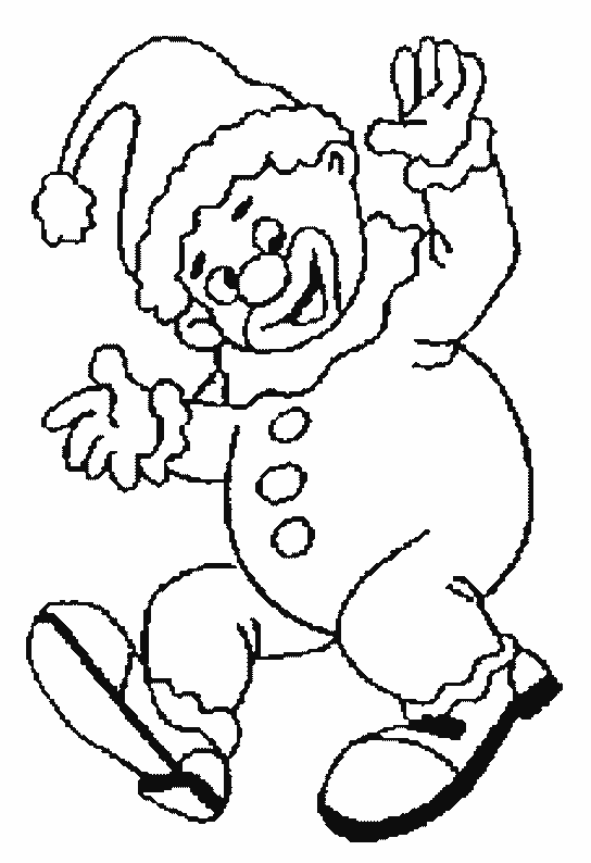 coloriage clown 29