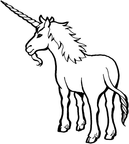 coloriage de licorne 02