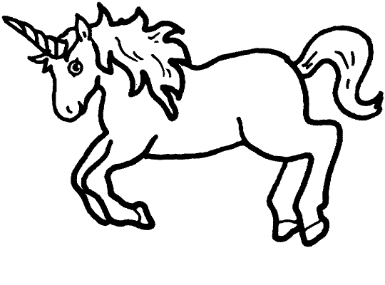 coloriage de licorne 03