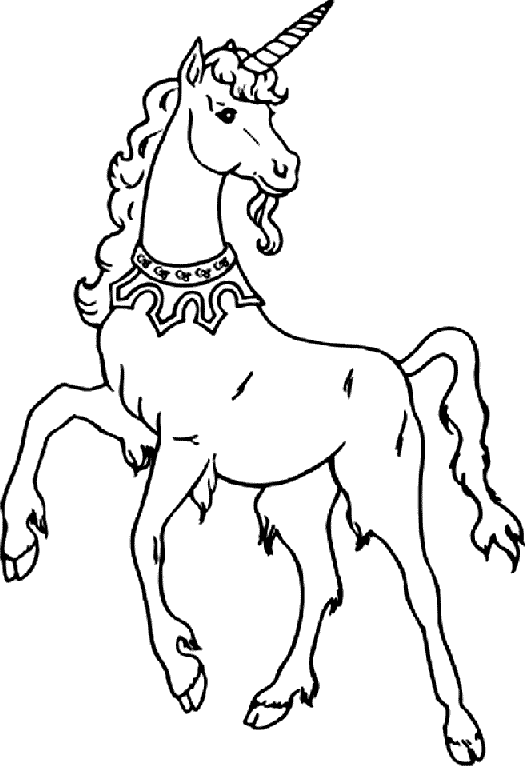 coloriage de licorne 11
