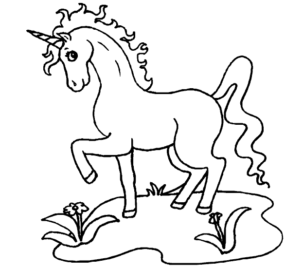 coloriage de licorne 19