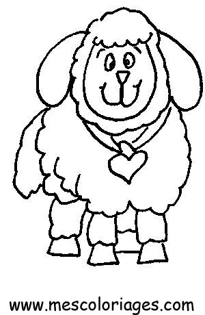 coloriage mouton 10