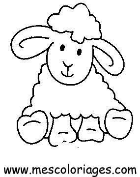 coloriage mouton 11
