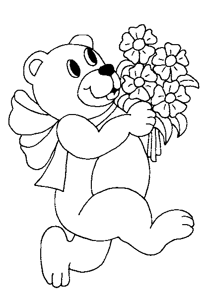 coloriage ours 12