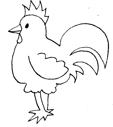 coloriage poule 11