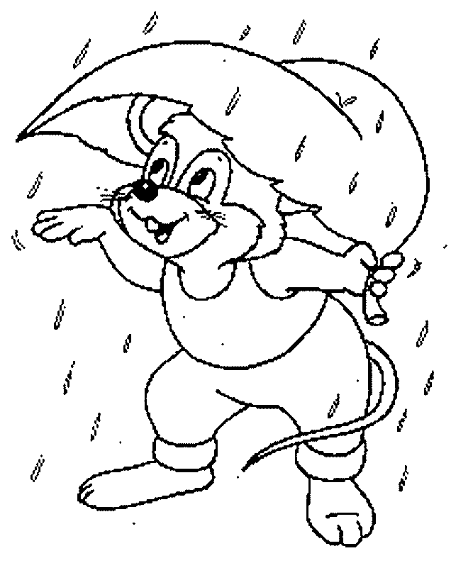 coloriage de souris 08