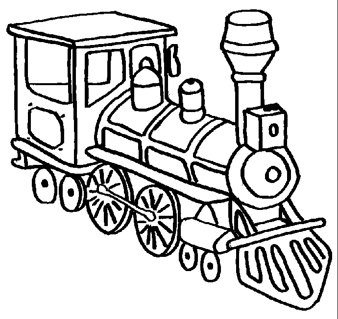 coloriage train 03