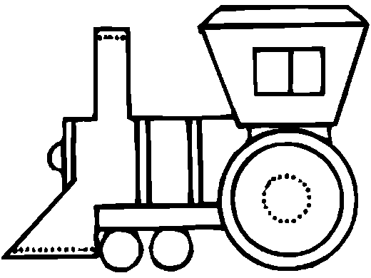 coloriage train 09