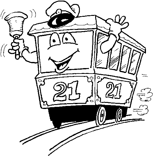 coloriage train 17