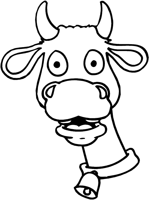 coloriage vache 04