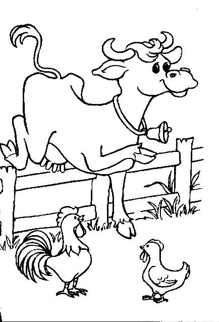 coloriage vache 06