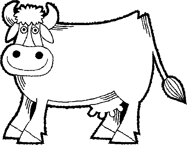 coloriage vache 08