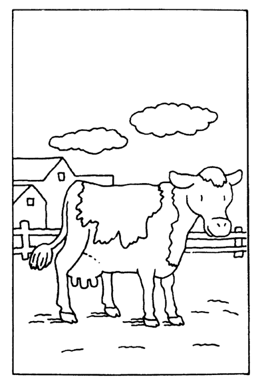 coloriage vache 11