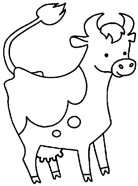 coloriage vache 14