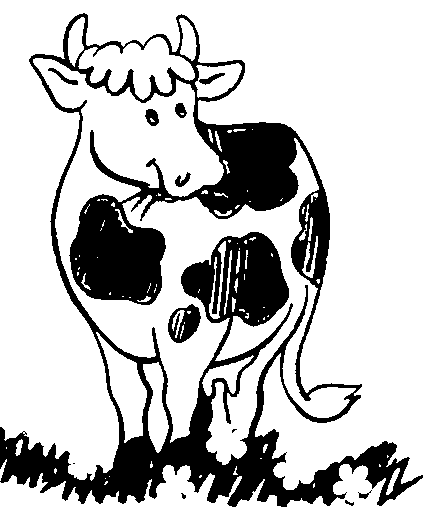 coloriage vache 17