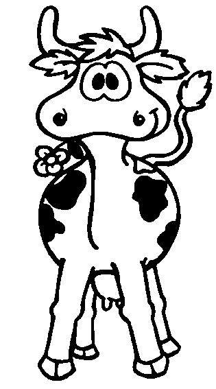 coloriage vache 18